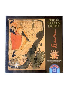 D-Toys Jane Avril Toulouse Lautrec‎ 515 Pc High Difficulty Puzzle New and Sealed